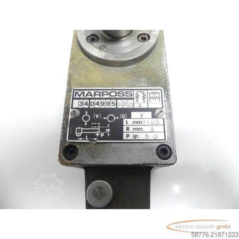 अवयव Marposs 3404995660 / 3404995 Messtaster SN: 09T01002 - Kabellänge: 7,5m