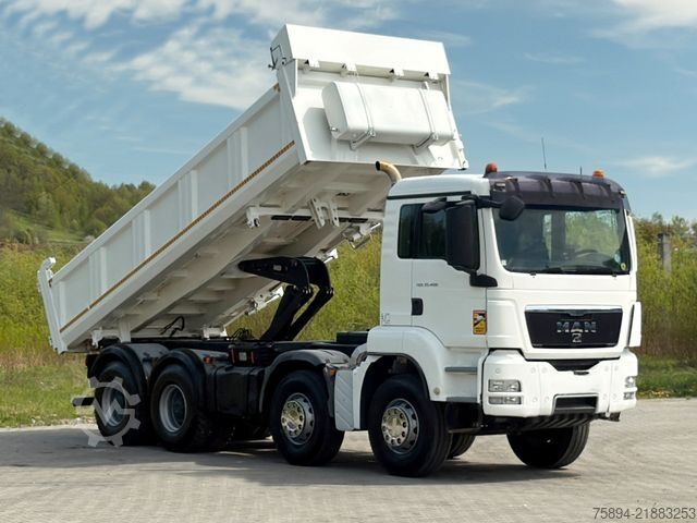 Tipper truck MAN TGS 35.400 * KIPPER 6,00 m + BORDMATIC * 8x4*TOP