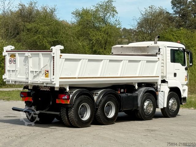 Tipper truck MAN TGS 35.400 * KIPPER 6,00 m + BORDMATIC * 8x4*TOP