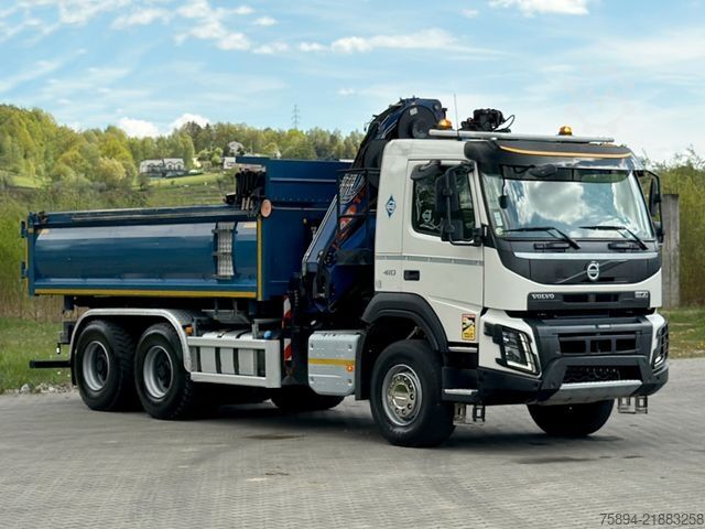 Tipper truck VOLVO FMX 410 Kipper 5,00m *PM 18.5 TP/FUNK *6x4