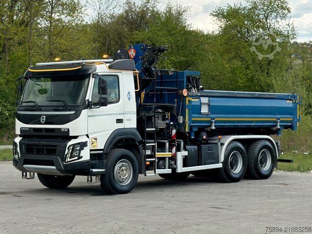 Tipper truck VOLVO FMX 410 Kipper 5,00m *PM 18.5 TP/FUNK *6x4
