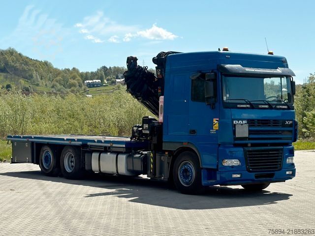 جرثقیل نصب‌شده روی کامیون DAF XF 95.480 * HIAB 422 E-7 HIDUO + FUNK * TOP