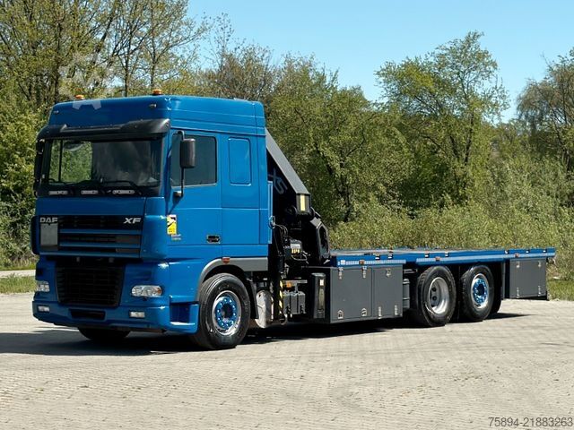 جرثقیل نصب‌شده روی کامیون DAF XF 95.480 * HIAB 422 E-7 HIDUO + FUNK * TOP