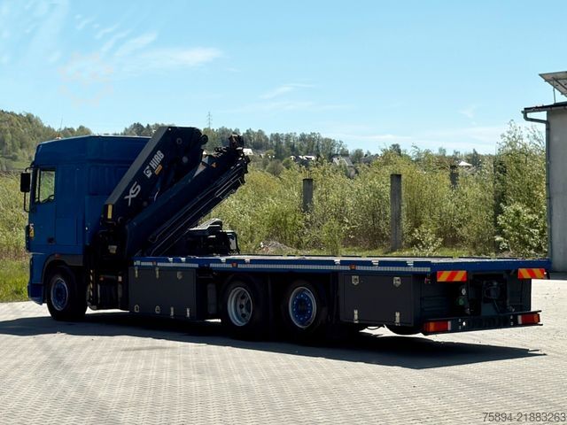 جرثقیل نصب‌شده روی کامیون DAF XF 95.480 * HIAB 422 E-7 HIDUO + FUNK * TOP