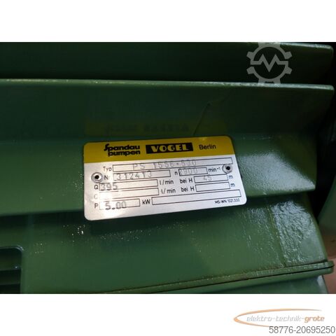 Motor de bomba Spandau Spandau Pumpen Vogel  PS 1556-530 Eintauchpumpe SN: 312413 - Pumpenlänge: 55 cm