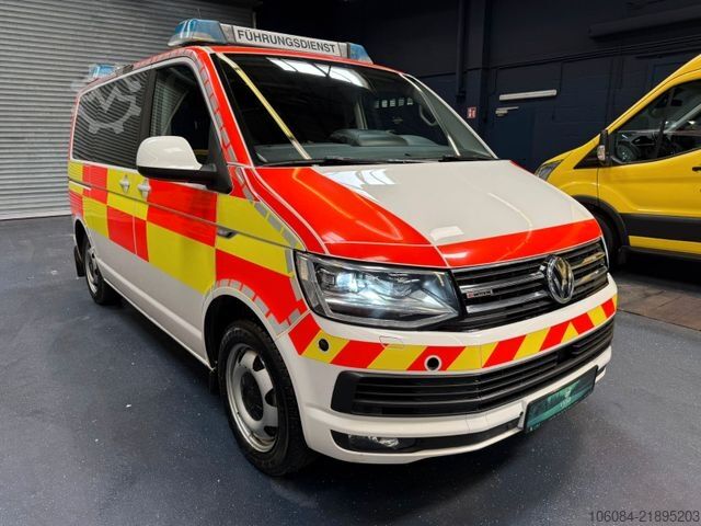 Противпожарно возило VOLKSWAGEN T6 Caravelle 4 Motion Notarzt RTW 4 Sitze STHZ