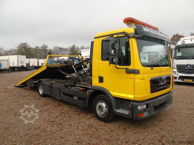Transportator auto MAN TGL 8.180 + winch + MANUAL + EURO 5 + system wo...