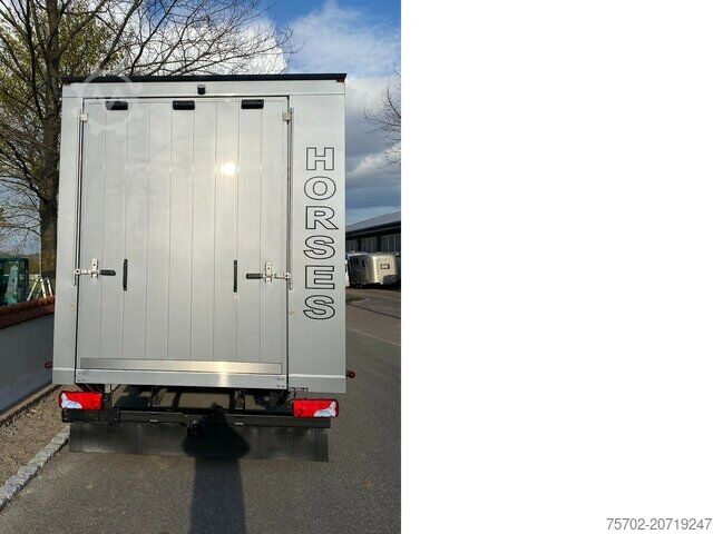 Livestock transporter MAN TGL 8180 Gimmel 1-4 Pferde Wohnung