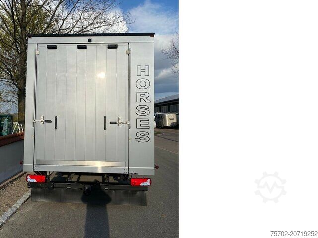 Cattle truck MAN TGL 8180 Gimmel 1-4 Pferde Wohnung