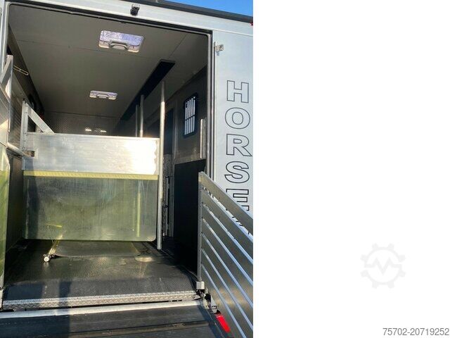 Cattle truck MAN TGL 8180 Gimmel 1-4 Pferde Wohnung