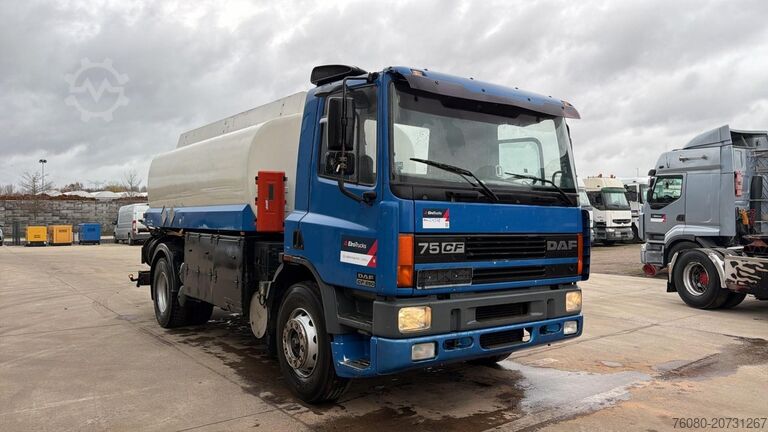 油罐车 DAF CF 75.290 (15000L / 2 COMPARTIMENTS / MANUAL PU...