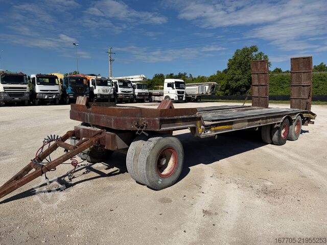 Låglast-semitrailer för transport av byggmaskiner CTC RP26S