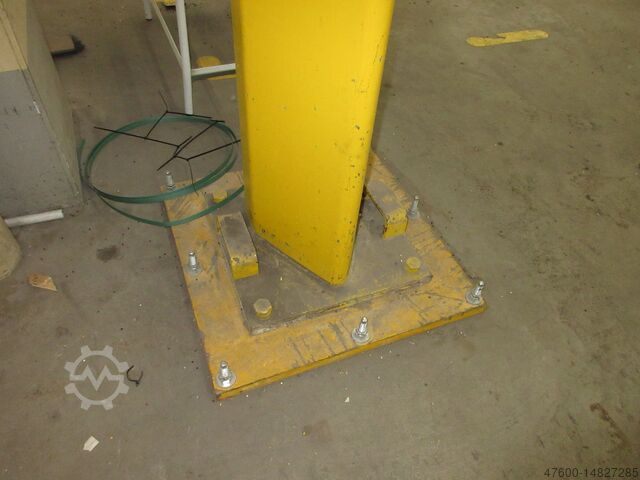 Gruas giratórias de coluna Guindaste giratório Guindaste de corrente Demag KBK Kran Drehkran Hallenkran L 3m Demag KBK1 125/250Kg + Kettenzug