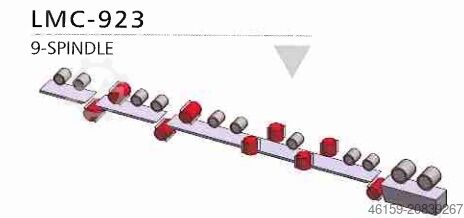 Hobel- und Kehlautomat Leadermac not Weinig Speedmac (9 spindle) 70m/min