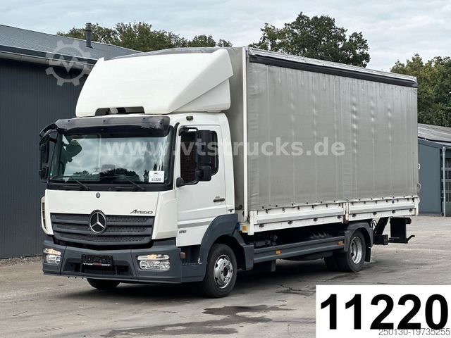 Schuifzeil bestelwagen MERCEDES-BENZ Atego 816 4x2 Ladebordwand Bordwände
