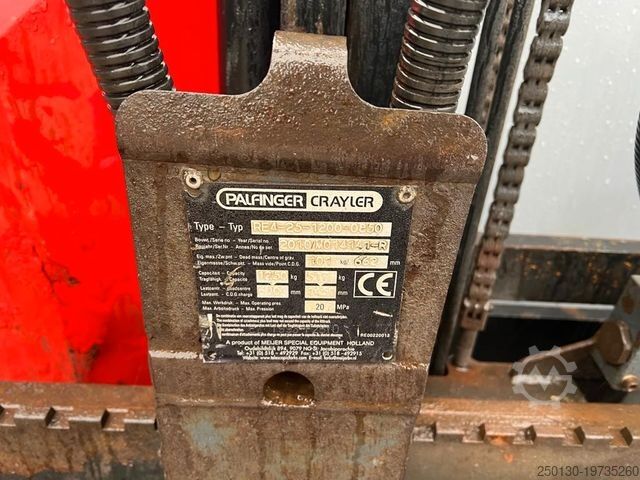 Reachtruck PALFINGER F3 151 64 Mitnahmestapler ÜBER 15 x Vorhand .