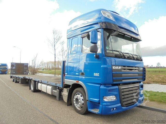 مقطورة منصة DAF XF 105.460 SSC ATE / Platform  / Euro 5 / Intar...
