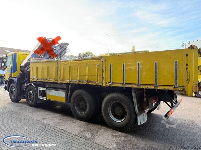 Kipper Scania P124-420 8x4 Naafreductie, Bladgeveerd, Handges...