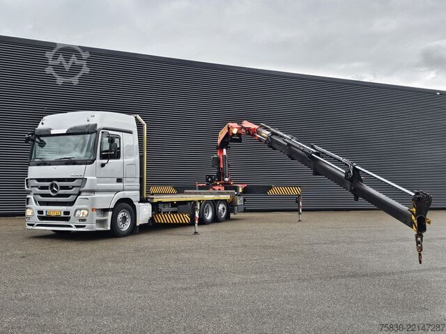 Platformë ngarkimi Mercedes-Benz ACTROS 2541 6x2 / PALFINGER 42 tm CRANE / KRAN