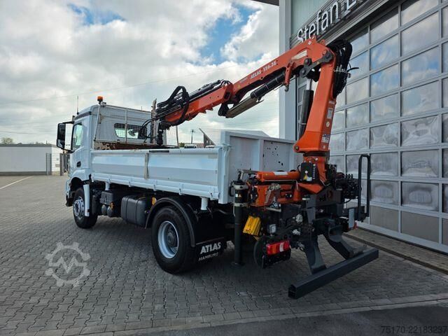 डंप ट्रक Mercedes-Benz Arocs 1835 KK Heckkran Atlas 126.3E-A3L Funk
