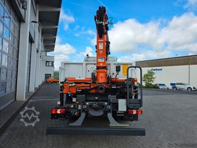 डंप ट्रक Mercedes-Benz Arocs 1835 KK Heckkran Atlas 126.3E-A3L Funk