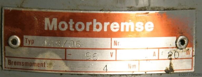 기어드 모터 0.55 kW 25rpm Ebeha CB1-80K/4DBR