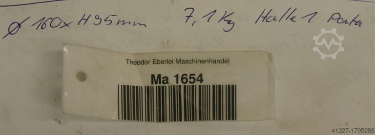 Dreibackenfutter WMW Durchmesser 160 mm