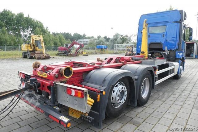 Крюковой мусоровоз MERCEDES-BENZ Actros neu 2546 L 6x2 Abrollkipper Lenk-Lift Ach