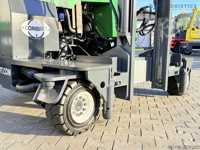 Keturs kryptimis krautuvas Combilift C4000 GAS TRIPLEX 6900 FREE-LIFT CABIN