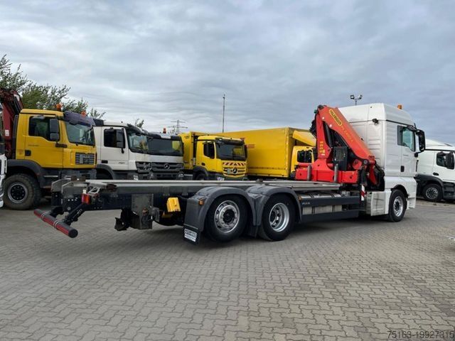 LKW mit Pritsche (offen) MAN TG-X 26.460 6x2-2 BL Pritsche Kran PK 24.001/Fun