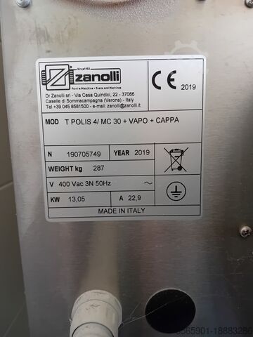 OFEN Zanolli T POLIS 47 MC 30 + VAPO + CAPPA