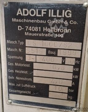 Termoformningsmaskin COMI HEDL 2000x800x200