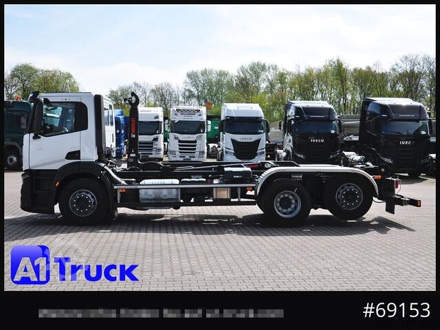 Kroghejselastbil IVECO X-Way AD 420 Hiab 21S59 Lenk- Liftachse, Garantie