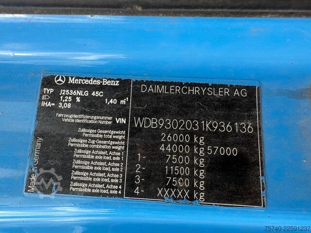 Nosturiauto Mercedes-Benz Actros 2536 + FASSI F130 A - 2X EXT. + 6X2 + HA...