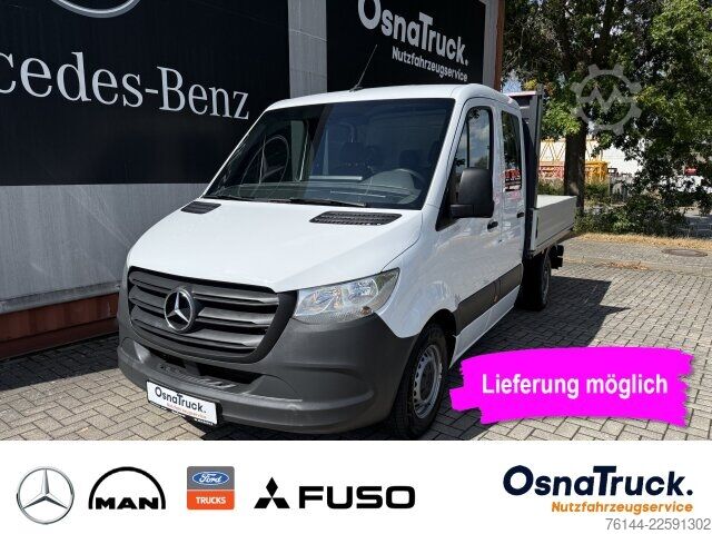 Dubbele cabine bestelwagen Mercedes-Benz Sprinter 217 CDI DOKA Pritsche Klima, AHK, MBUX