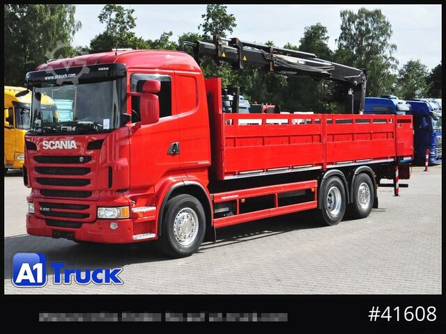 ট্রাকে সংযুক্ত ক্রেন SCANIA R400, HIAB XS 166-3 Lift-Lenkachse
