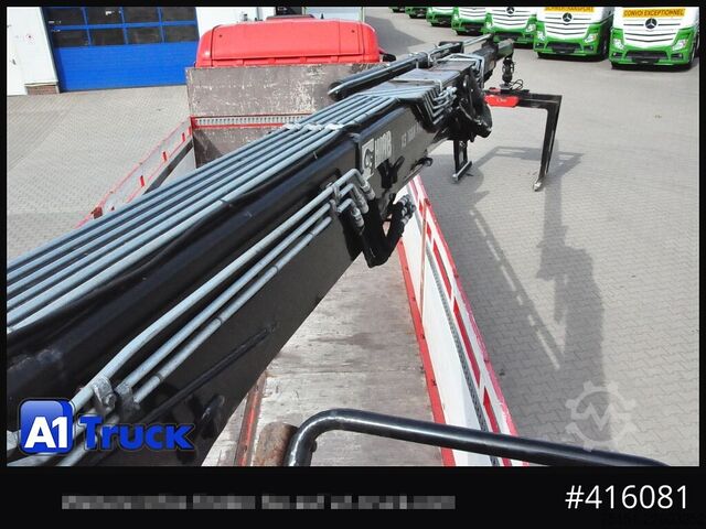 ফ্ল্যাটবেড ট্রাক SCANIA R400, HIAB XS 166-3 Lift-Lenkachse