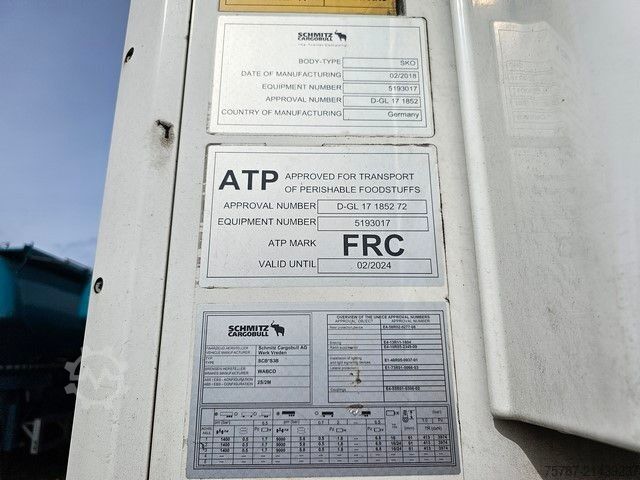 Kylsläpvagn SCHMITZ CARGOBULL Tiefkühler, SKO 24/L-13,4 FP 60 Cool