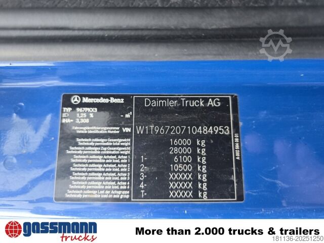 รถดัมพ์ Mercedes-Benz Atego 1630 K 4x2, Meiller 3-Seiten, 2 x AHK Öl