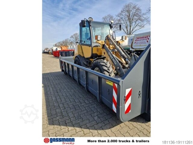 Contenedor de volteo  Abrollcontainer mit Klappe ca. 12m³, überfahrbar