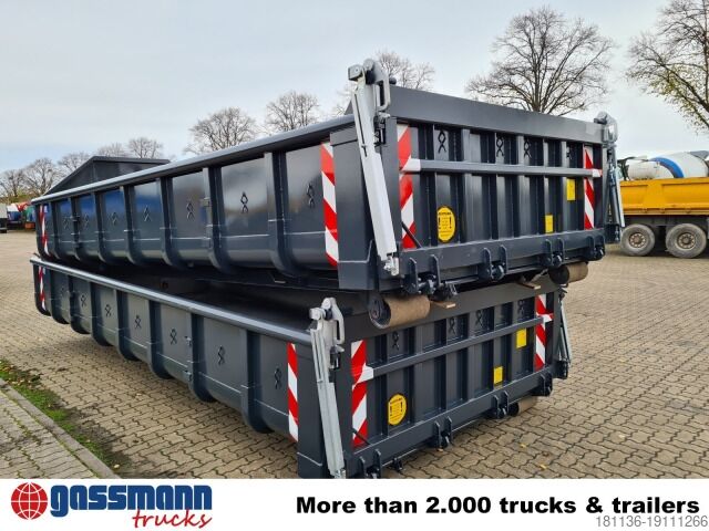 Contenedor de volteo  Abrollcontainer mit Klappe ca. 12m³, überfahrbar