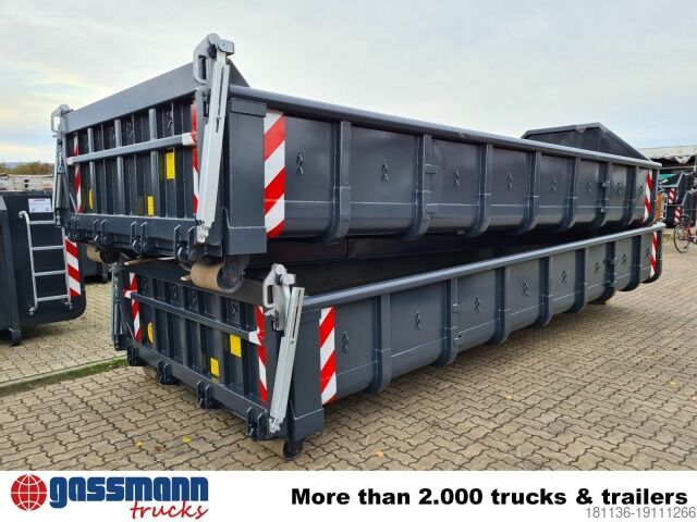 Contenedor de volteo  Abrollcontainer mit Klappe ca. 12m³, überfahrbar