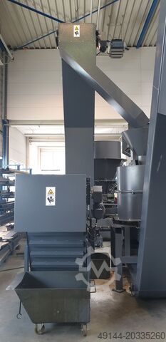 Nhà máy xử lý phoi / Tách dầu phoi SPYRA Zentrifuge, Spänebrecher, Förderband,...