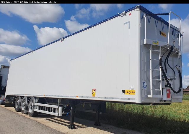 Auflieger mit Walkingfloor LEGRAS Schubboden FMA LEICHT 91,4 m³, 7mm, 2/2, Seitens