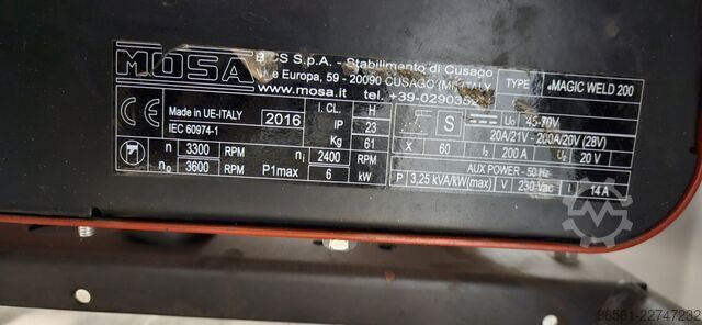 Máy phát điện MOSA MAGIC WELD 200