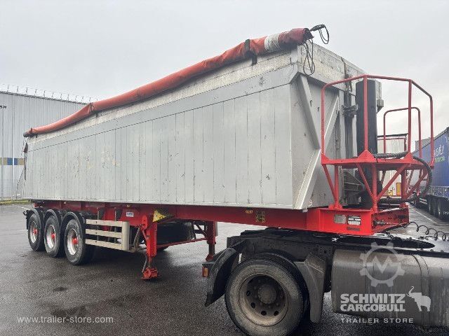Trailer truk bak jungkit Semitrailer Tipper Alu-square sided body 40m³