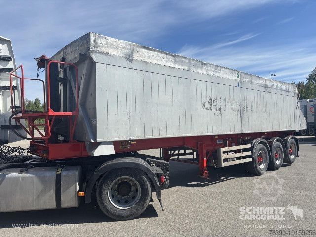 Trailer truk bak jungkit Semitrailer Tipper Alu-square sided body 40m³