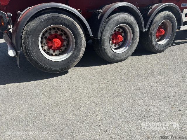 Kippipuoliperävaunu  Semitrailer Tipper Alu-square sided body 40m³