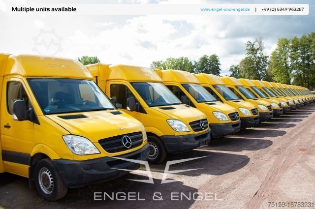 Sandučar mercedes-benz SPRINTER 310 CDI MAXI EURO-5 KOFFER REGALE KAMERA DURCHGANG COC