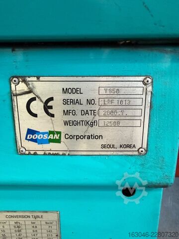 Vertikale Drehmaschine DOOSAN V850